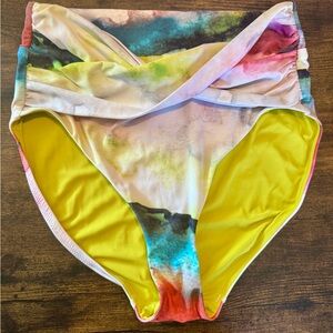 CALIA High Waisted Swim Bottoms